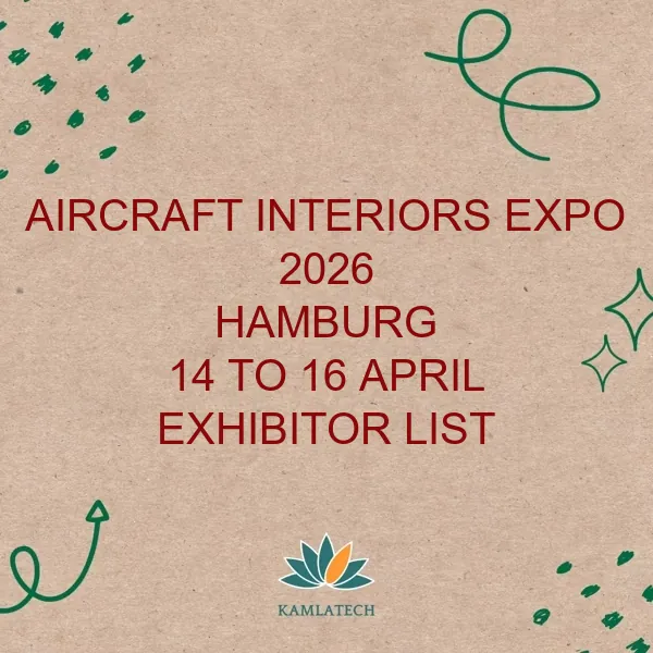 Aircraft Interiors Expo Hamburg 2026 Exhibitor List (477 Exhibitors)